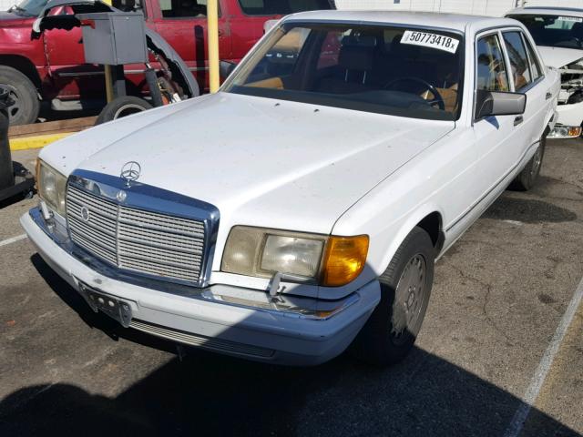 WDBCA35E0MA592112 - 1991 MERCEDES-BENZ 420 SEL WHITE photo 2