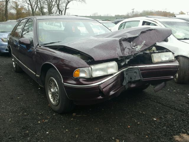 1G1BL53E2PW107457 - 1993 CHEVROLET CAPRICE CL მუქწითელი ფოტო 1