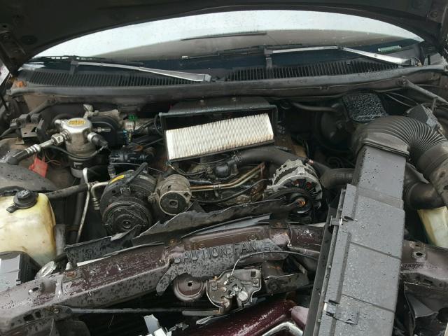 1G1BL53E2PW107457 - 1993 CHEVROLET CAPRICE CL მუქწითელი ფოტო 7