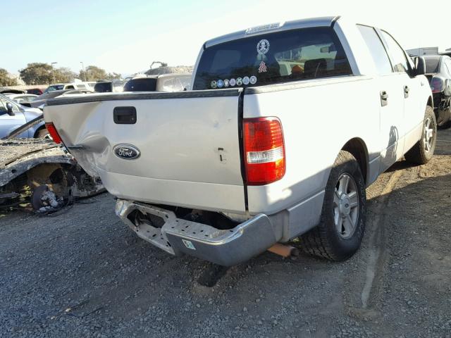 1FTRW12W64KD10368 - 2004 FORD F150 SUPER SILVER photo 4