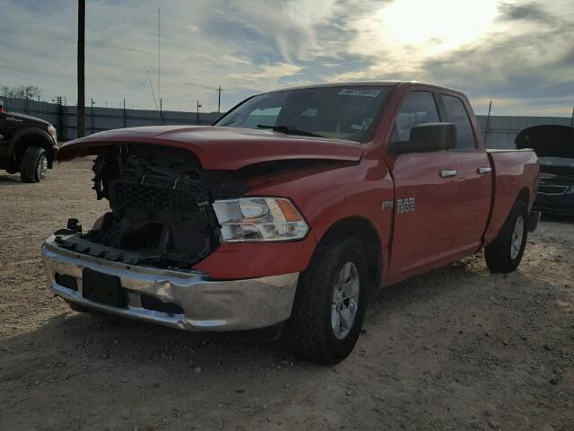 1C6RR6GT1ES255047 - 2014 RAM 1500 SLT RED photo 2