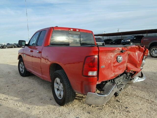 1C6RR6GT1ES255047 - 2014 RAM 1500 SLT RED photo 3