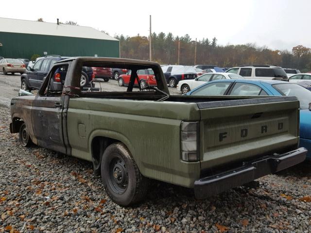 2FTCF1038CCA77689 - 1982 FORD F100 GREEN photo 3