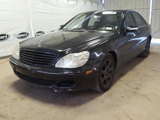 WDBNG83J13A369614 - 2003 MERCEDES-BENZ S 430 4MAT BLACK photo 2