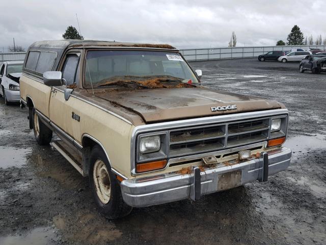 1B7JD24Y4JS612695 - 1988 DODGE D-SERIES D TWO TONE photo 1