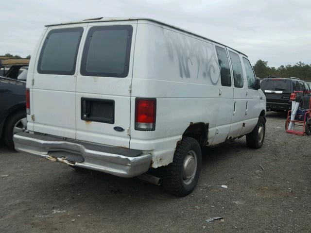 1FTSE34L2YHA21770 - 2000 FORD ECONOLINE WHITE photo 4