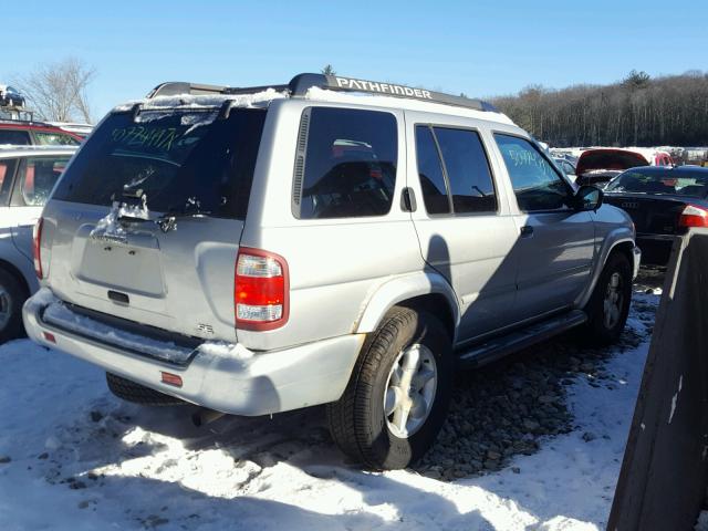 JN8DR09Y62W713442 - 2002 NISSAN PATHFINDER SILVER photo 4