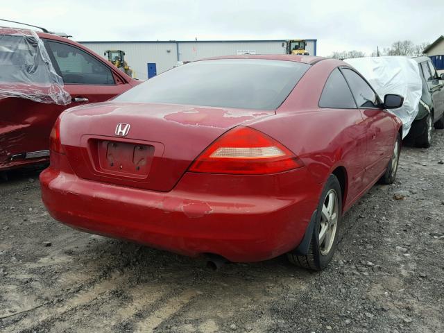 1HGCM72633A015409 - 2003 HONDA ACCORD EX RED photo 4