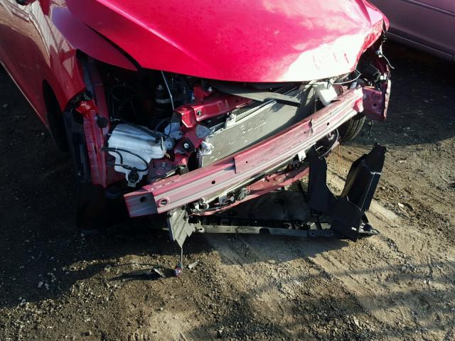 JHMGK5H73GX019634 - 2016 HONDA FIT EX RED photo 9