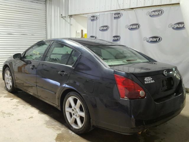 1N4BA41E96C817245 - 2006 NISSAN MAXIMA SE BLACK photo 3