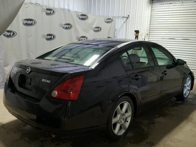 1N4BA41E96C817245 - 2006 NISSAN MAXIMA SE BLACK photo 4