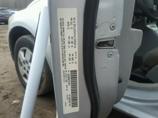 1B3HB28B07D270574 - 2007 DODGE CALIBER SILVER photo 10