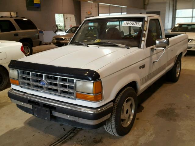 1FTCR10AXNTA84433 - 1992 FORD RANGER WHITE photo 2