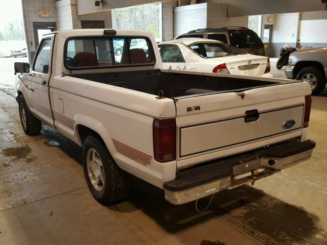 1FTCR10AXNTA84433 - 1992 FORD RANGER WHITE photo 3