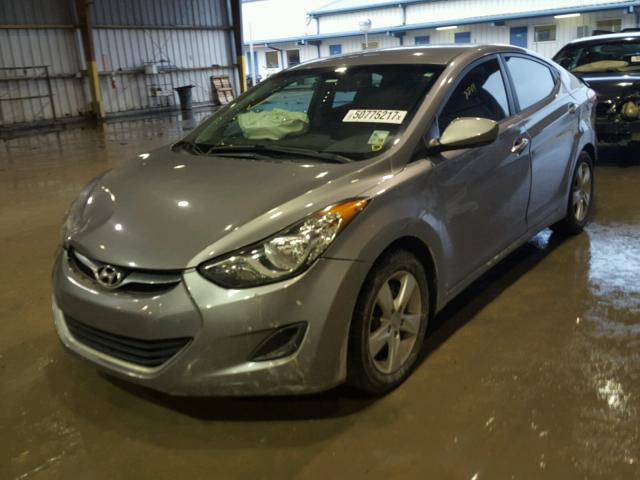 KMHDH4AE5BU146316 - 2011 HYUNDAI ELANTRA GL GRAY photo 2