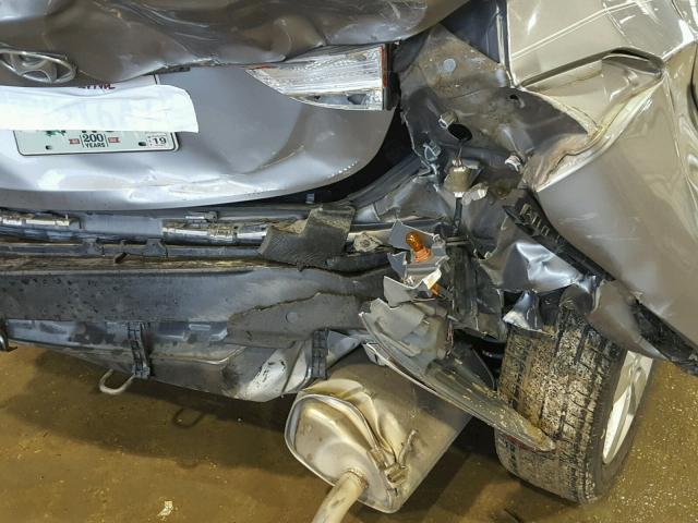 KMHDH4AE5BU146316 - 2011 HYUNDAI ELANTRA GL GRAY photo 9