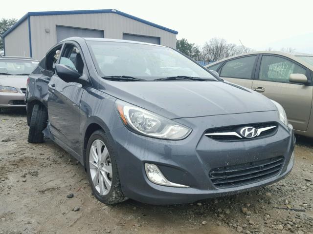 KMHCU4AE3CU195152 - 2012 HYUNDAI ACCENT GLS GRAY photo 1