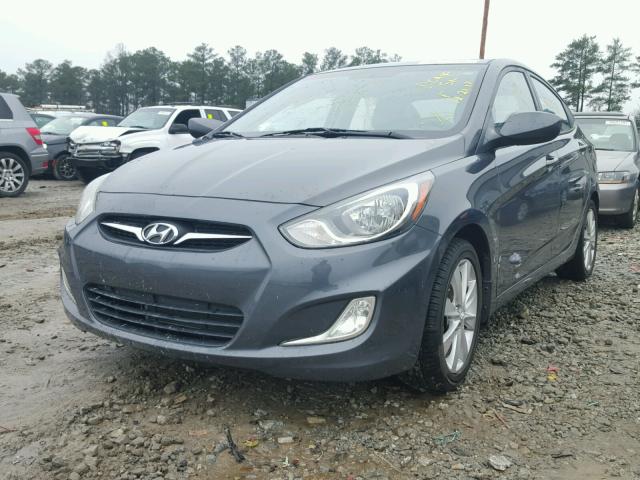 KMHCU4AE3CU195152 - 2012 HYUNDAI ACCENT GLS GRAY photo 2