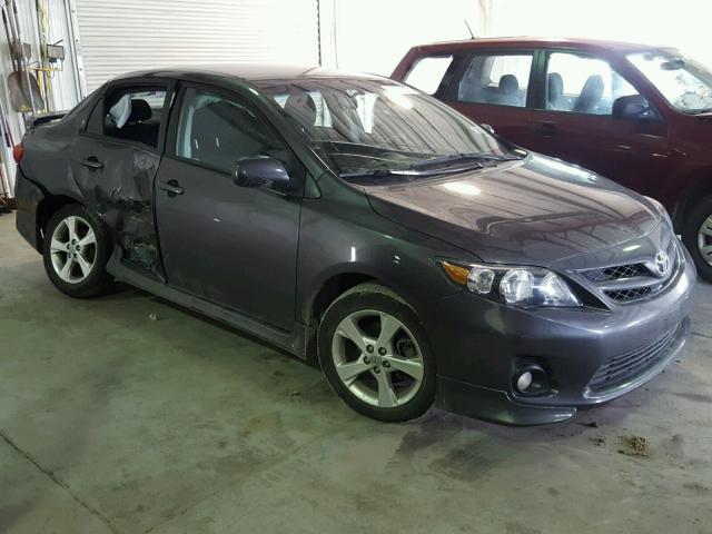 5YFBU4EE1DP159680 - 2013 TOYOTA COROLLA BA GRAY photo 1