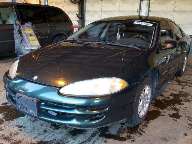 2B3HD46R7XH737997 - 1999 DODGE INTREPID GREEN photo 2