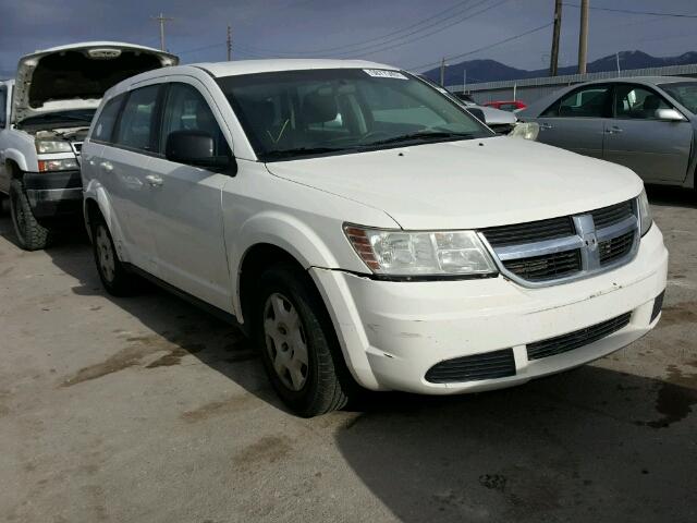 3D4PG4FBXAT208307 - 2010 DODGE JOURNEY SE WHITE photo 1