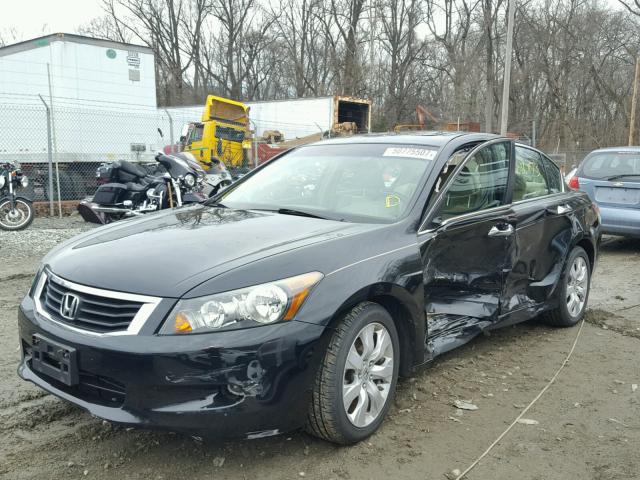 1HGCP368X9A013483 - 2009 HONDA ACCORD EXL BLACK photo 2