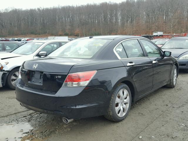 1HGCP368X9A013483 - 2009 HONDA ACCORD EXL BLACK photo 4