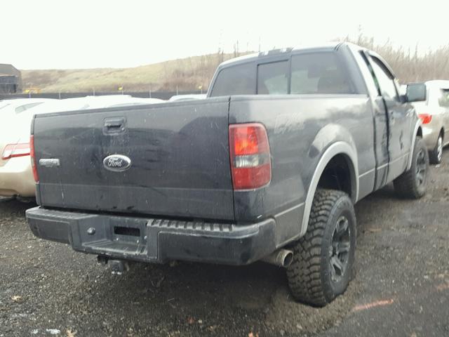 1FTRF14516NB41172 - 2006 FORD F150 BLACK photo 4