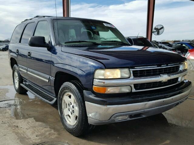 1GNEC13V44R250733 - 2004 CHEVROLET TAHOE C150 BLUE photo 1