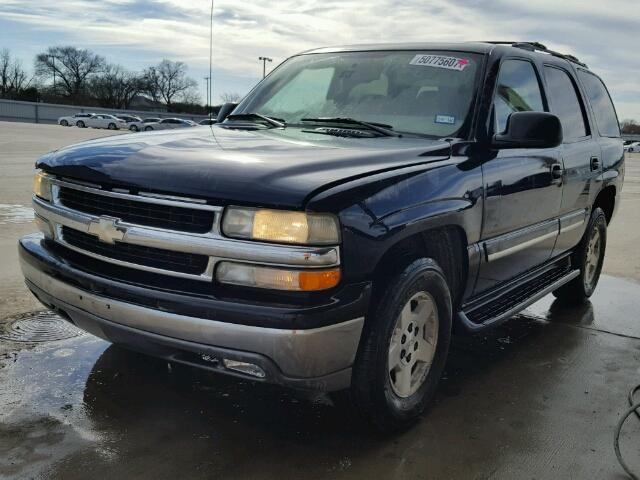 1GNEC13V44R250733 - 2004 CHEVROLET TAHOE C150 BLUE photo 2