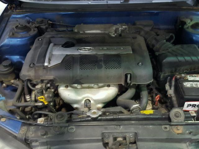 KMHDN56D55U136405 - 2005 HYUNDAI ELANTRA GL BLUE photo 7