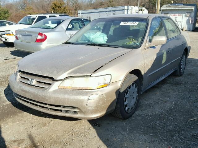 1HGCG66502A008094 - 2002 HONDA ACCORD LX TAN photo 2