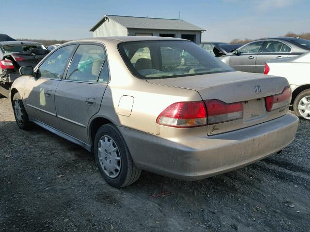 1HGCG66502A008094 - 2002 HONDA ACCORD LX TAN photo 3