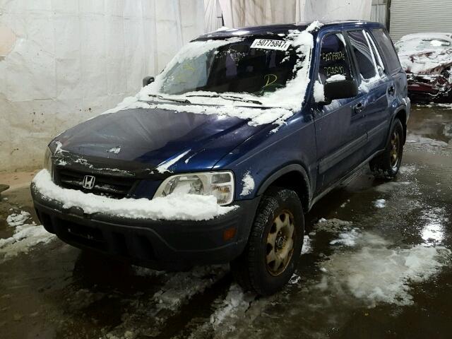 JHLRD1842WC060252 - 1998 HONDA CR-V LX BLUE photo 2