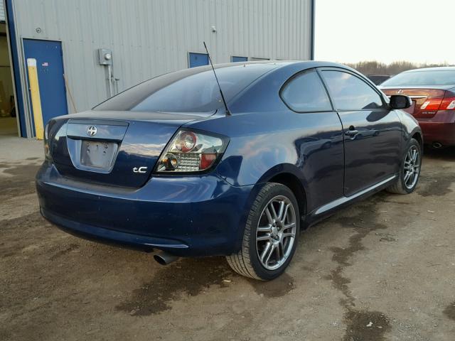 JTKDE177750039860 - 2005 TOYOTA SCION TC BLUE photo 4