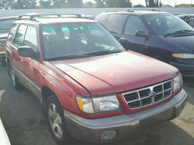 JF1SF6557XG716044 - 1999 SUBARU FORESTER S BURGUNDY photo 1