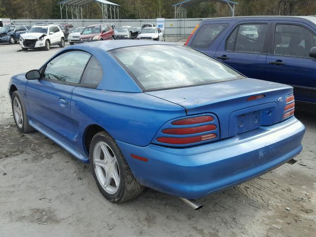 1FALP42T9SF228785 - 1995 FORD MUSTANG GT BLUE photo 3