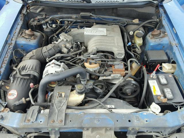 1FALP42T9SF228785 - 1995 FORD MUSTANG GT BLUE photo 7