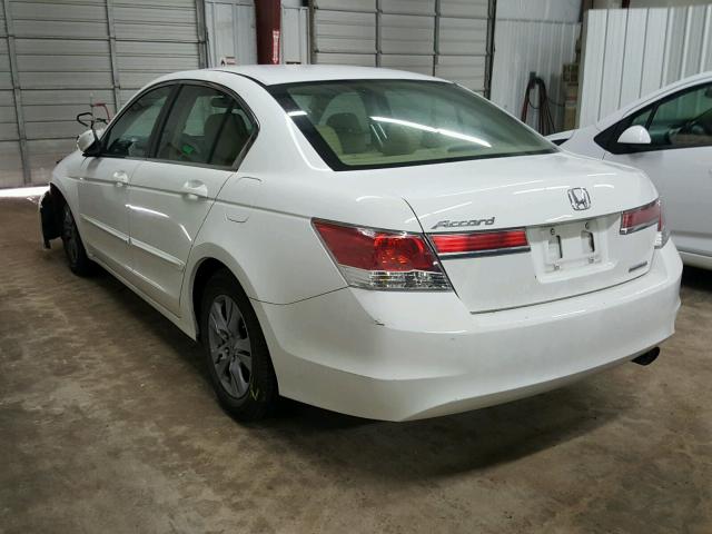 1HGCP2F62CA046980 - 2012 HONDA ACCORD SE WHITE photo 3