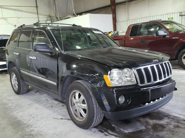 1J8HR48P97C614421 - 2007 JEEP GRAND CHER BLACK photo 1