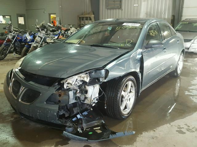 1G2ZG57N794125069 - 2009 PONTIAC G6 BLUE photo 2