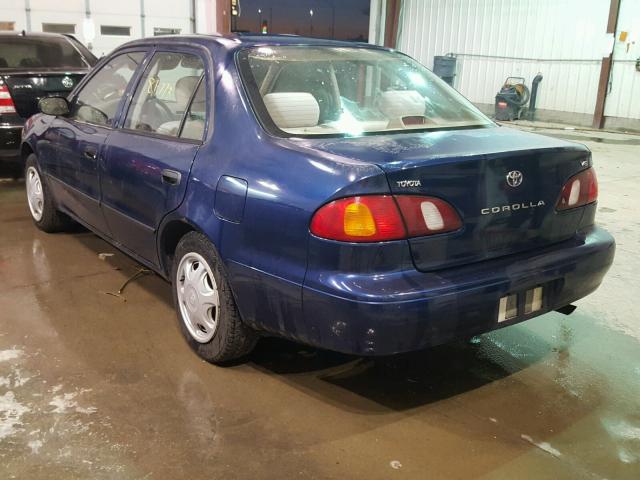 1NXBR12E1WZ137846 - 1998 TOYOTA COROLLA VE BLUE photo 3