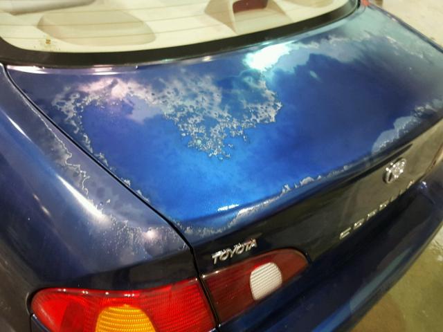 1NXBR12E1WZ137846 - 1998 TOYOTA COROLLA VE BLUE photo 9