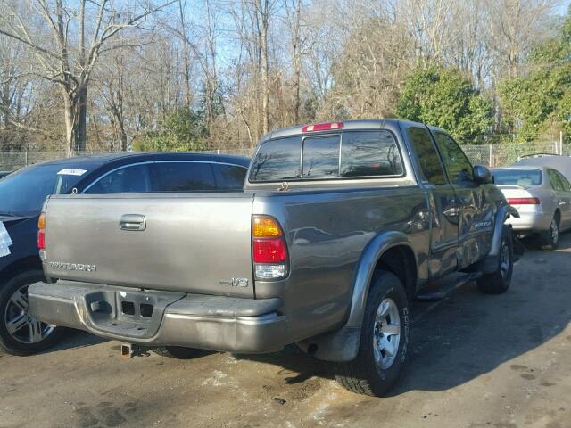 5TBBT481X3S437714 - 2003 TOYOTA TUNDRA ACC SILVER photo 4