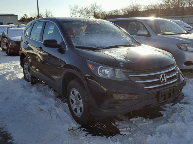 2HKRM4H35EH661454 - 2014 HONDA CR-V LX BLACK photo 1