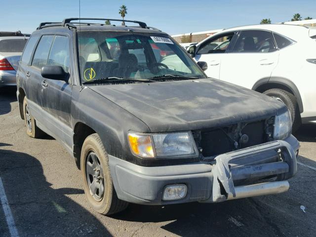 JF1SF6359WH702707 - 1998 SUBARU FORESTER L BLACK photo 1