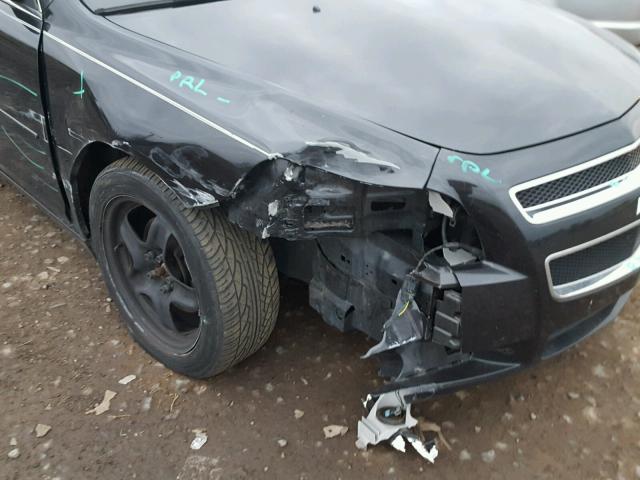 1G1ZB5E12BF219843 - 2011 CHEVROLET MALIBU LS BLACK photo 9