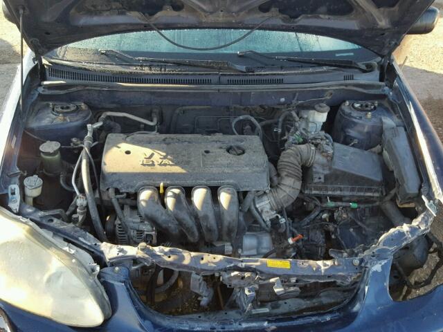 1NXBR32E35Z520312 - 2005 TOYOTA COROLLA CE BLUE photo 7