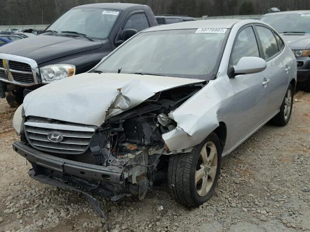 KMHDU46D08U483478 - 2008 HYUNDAI ELANTRA GL SILVER photo 2