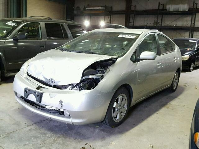 JTDKB20U453093502 - 2005 TOYOTA PRIUS SILVER photo 2